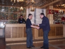 Сибирская очная встреча гамблерян «Таежный-2003», Кемерово — 1-е место в скоростном спуске с горы на сноутьюбах (Мадьяр1)