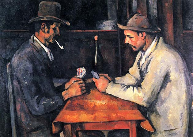 Игроки в карты. Поль Сезанн, 1892 — 1893 годы